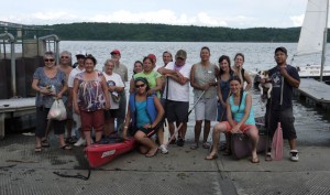 Participants on the 2012 4-day test trip on the Hudson