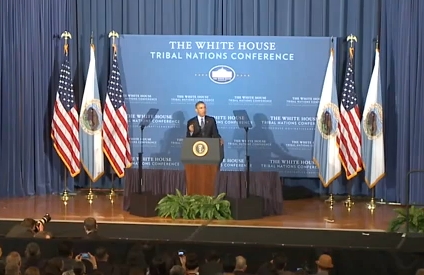Obama Addresses Tribal Leaders 11-13-2013